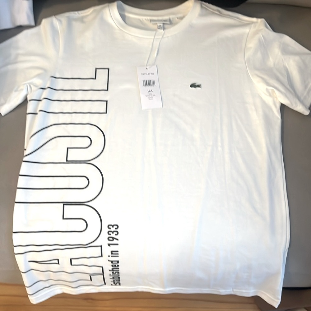NWT Lacoste kids t T-shirt